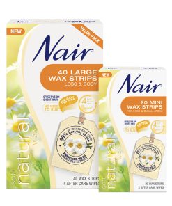 Soft Natural Wax 20 Mini Strips