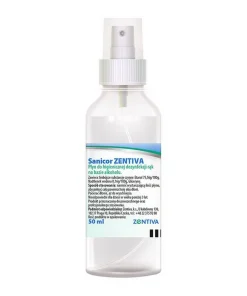 Sanicor Zentiva, liquid for hygienic hand disinfection, 50 ml