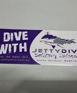 Sticker “I Dive with Jetty Dive”